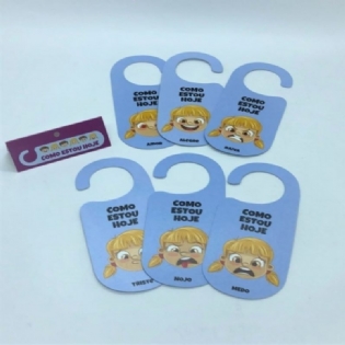 Como estou hoje - Aviso de Porta Menina