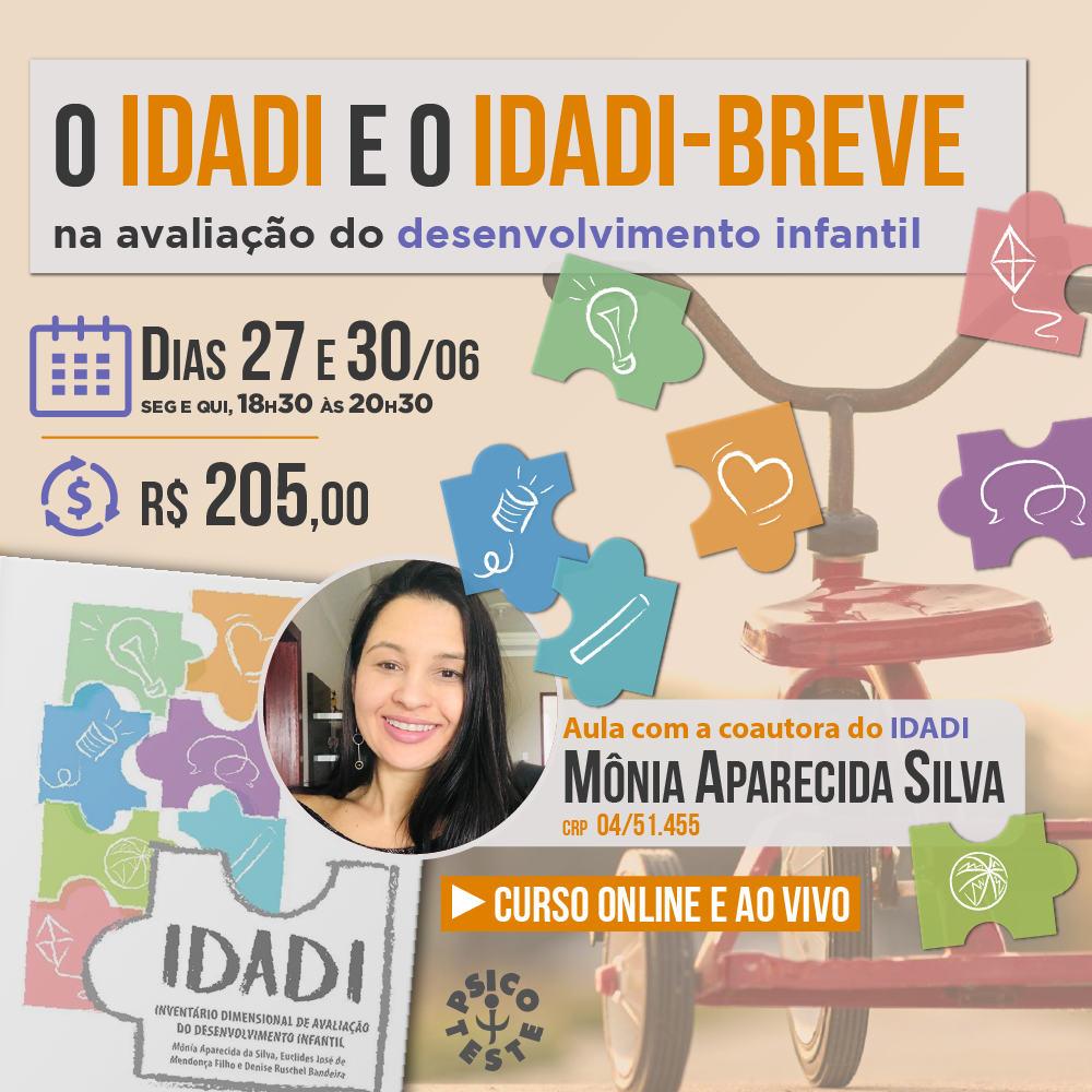 (Curso On) O IDADI e o IDADI-Breve na Avaliação do Desenvolvimento Infantil