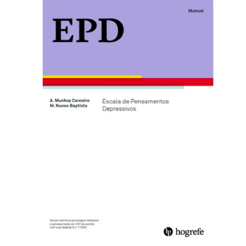 EPD (Manual) - Escala de Pensamentos Depressivos