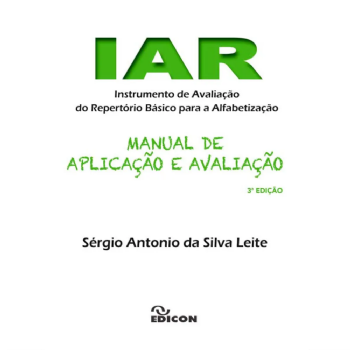 IAR (Kit) - Instrumento de Avaliação de Repertório Básico para a Alfabetização