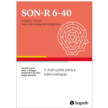 SON-R 6-40 (Kit) - Teste Não Verbal de Inteligência