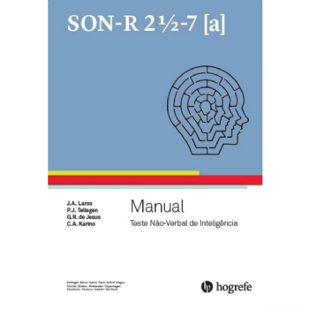 SON-R 2 ½ - 7 [a] (Kit) - Teste Não Verbal de Inteligência