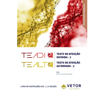 TEADI-2 / TEALT-2 (Manual) - Teste de Atenção Dividida / Teste de Atenção Alternada