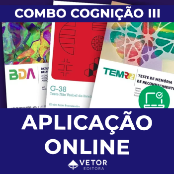 Combo Cognição III (Aplicação Online - a partir de 501 licenças) - G-38, TEM-R-2 e Combo BDA