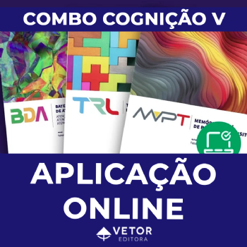 Combo Cognição V (Aplicação Online - 1 a 10 licenças) - MVPT, TRL e Combo BDA