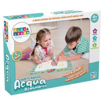 Tapete Mágico Acqua Play & Learn Alfanumérico