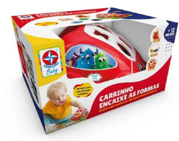 Carrinho Encaixe As Formas