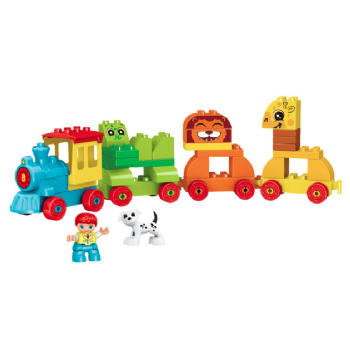 Cubic Jr - Trem Zoo 50 Peças