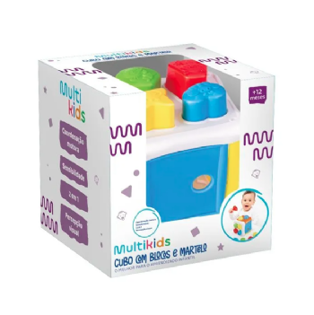 Cubo Com Blocos e Martelo