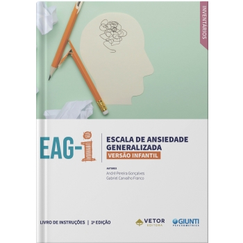 EAG-I - Kit - (Escala de Ansiedade Generalizada Infantil)