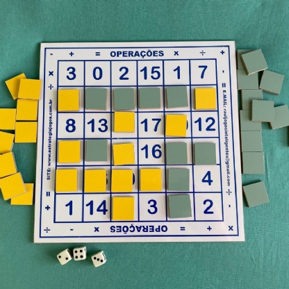Jogo Operações - Jogos Pedagógicos de princípios matemáticos
